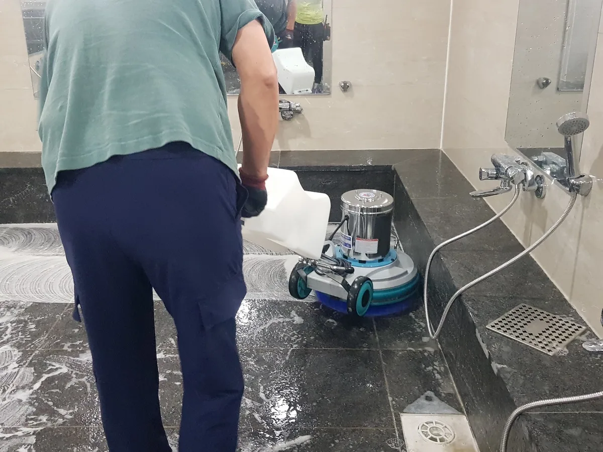 합천군 봉산면 찜질방 수전·샤워기 건식 사우나 위생청소 사례 - 행진크린