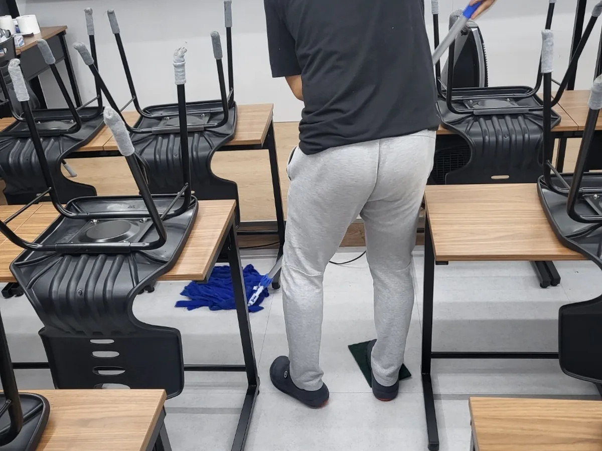 합천군 쌍백면 사업장 로비·응접실 바닥 위생청소 사례 - 행진크린